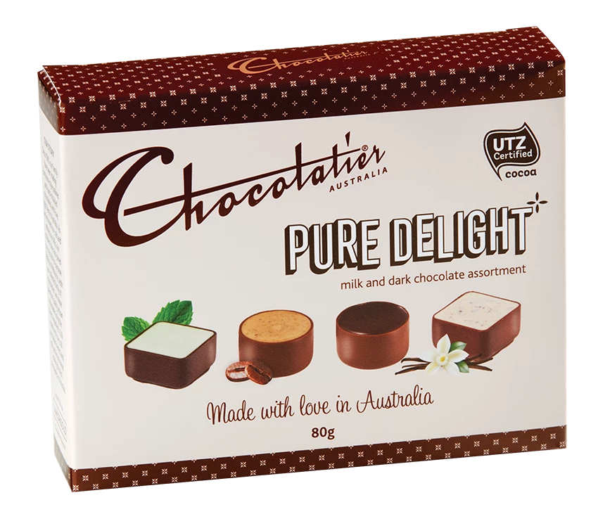 Chocolatier Everyday Chocolatier Pure Delight Milk & Dark Assortment 80g 1 Chocolatier Everyday Chocolatier Pure Delight Milk & Dark Assortment 80g