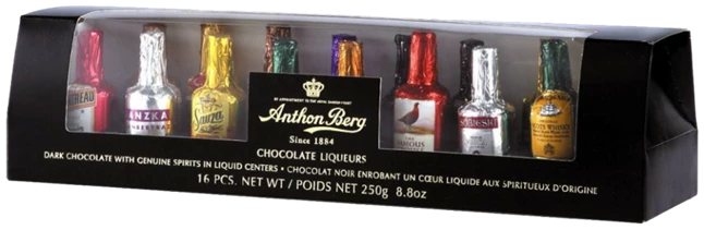 Anthon Berg Chocolate Liqueurs 16 Piece Tube 250g European Selection 1 Anthon Berg Chocolate Liqueurs 16 Piece Tube 250g European Selection
