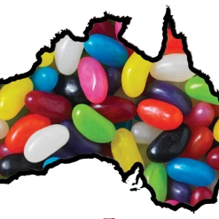 Aussie Glucose Assorted Jelly Beans Bagged Lollies & Chocolates