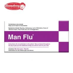 Bloomsberry Man Flu Milk Chocolate 100g