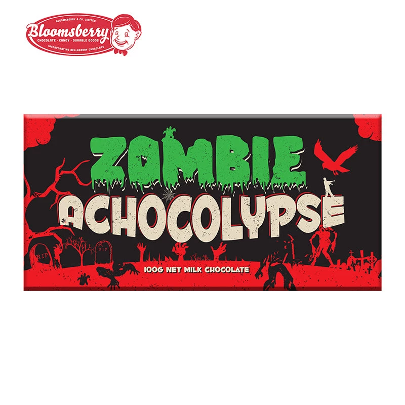Bloomsberry Zombie Achocolypse Milk Chocolate 100g 1 Bloomsberry Zombie Achocolypse Milk Chocolate 100g