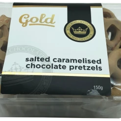 Rocky Road Chocolates RRC Tubs Salted Caramel Pretzles 125g