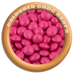 Lolliland Coloured Choc Drops Pink