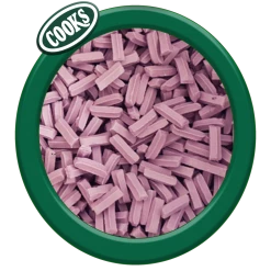 Cooks Mini Fruit Sticks Purple/Grape Flavour Bagged Lollies & Chocolates