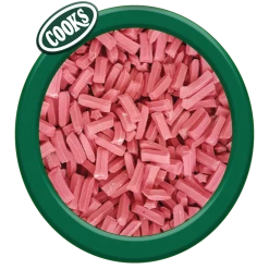 Cooks Mini Fruit Sticks Dark Pink/Raspberry Flavour