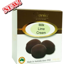 Davies Milk Chocolate Lime Cream 200g Davies Chocolates