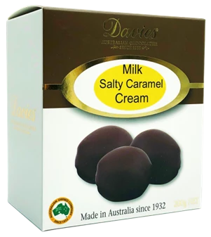 Davies Milk Chocolate Salty Caramel Cream 200g Davies Chocolates 2 Davies Milk Chocolate Salty Caramel Cream 200g Davies Chocolates