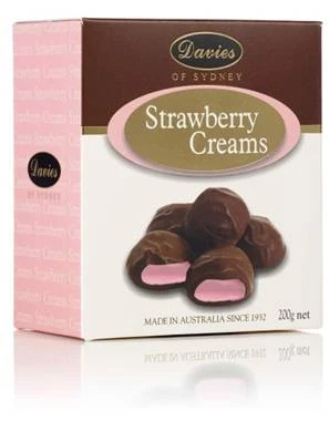 Davies Strawberry Creams 200g 1 Davies Strawberry Creams 200g