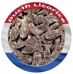Bagged Lollies & Chocolates Dutch Licorice Katja Salted Herrings 1kg