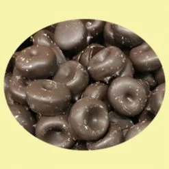 Everfresh Dark Chocolate Aniseed Rings Bagged Lollies & Chocolates