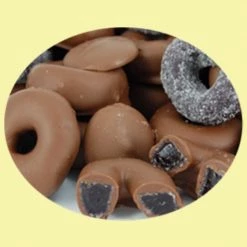 Bagged Lollies & Chocolates Everfresh Milk Chocolate Aniseed Rings