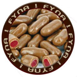 Bagged Lollies & Chocolates Fyna Milk Choc Raspberry Bullets