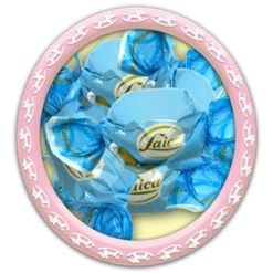 Bagged Lollies & Chocolates Laica Hazelnut Praline Boules Blue Wrapper