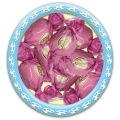 Laica Hazelnut Praline Boules Pink Wrapper Bagged Lollies & Chocolates