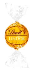 Bagged Lollies & Chocolates Lindt Lindor Balls White Chocolate Mango 1kg 80 Pieces