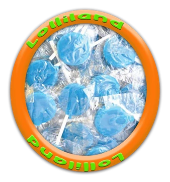 Lolliland Flat Lollipops Blue Bagged Lollies & Chocolates 1 Lolliland Flat Lollipops Blue Bagged Lollies & Chocolates