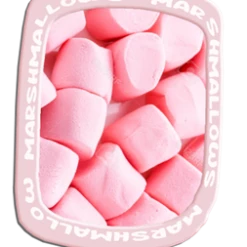 Lolliland Marshmallow Large Tube Pink 250g