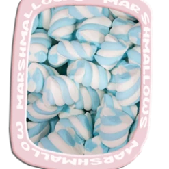 Lolliland Marshmallow Twists Blue 250g