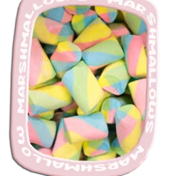 Lolliland Marshmallow Twists Rainbow 250g Bagged Lollies & Chocolates