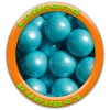 Bagged Lollies & Chocolates Lolliland Shimmer Gumballs Blue