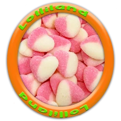 Lolliland Gummi Hearts Sour Strawberry