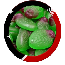 Mayceys Maycey's Gummi Sour Feijoa 200g Bagged Lollies & Chocolates