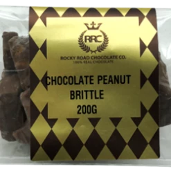 Rocky Road Chocolates RRC Tubs Milk Chocolate Peanut Brittle 200g