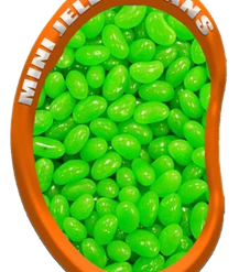 Lolliland Jelly Beans Mini Green Bagged Lollies & Chocolates