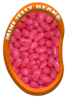 Lolliland Jelly Beans Mini Pink Bagged Lollies & Chocolates 1 Lolliland Jelly Beans Mini Pink Bagged Lollies & Chocolates