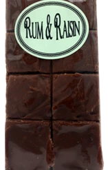 Old Fashioned Fudge Old Fashioned Rum & Rasin Fudge 8 Piece Aprox 180g