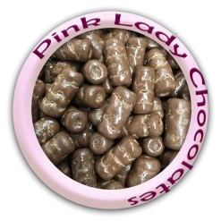 Pink Lady Milk Chocolate Licorice Bullets 200g