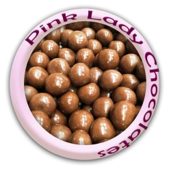 Pink Lady Milk Chocolate Raspberries 200g Bagged Lollies & Chocolates