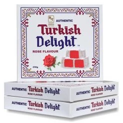 Real Turkish Delight RT Delight Traditional Rose Turkish Delight 250g RT Delight (Turkish Delight)