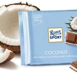 Ritter Sport Milk Chocolate Coconut 100g European Selection