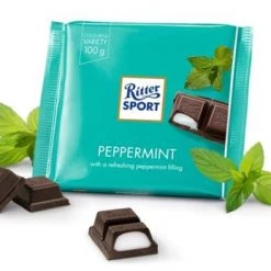 Ritter Sport Dark Chocolate Peppermint 100g European Selection