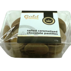 Rocky Road Chocolates RRC Tubs Salted Caramel Pastilles 200g