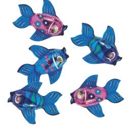 Storz Milk Chocolate Fish - 5 Pieces Foiled Chocolates