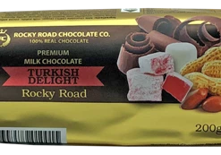Rocky Road Chocolates RRC Milk Chocolate Rocky Road Turkish Delight 200g