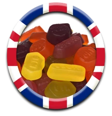 UK CCI English Winegums Bagged Lollies & Chocolates