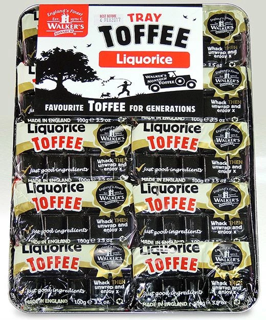 Walkers - Non Such Toffee Licorice Block 100g UK Sweets 2 Walkers - Non Such Toffee Licorice Block 100g UK Sweets