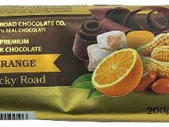 Rocky Road Chocolates RRC Dark Chocolate Rocky Road Orange 200g