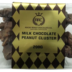 Rocky Road Chocolates RRC Tubs Milk Chocolate Peanut Clusters 200g