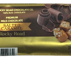 Rocky Road Chocolates RRC Milk Chocolate Rocky Road Salted Caramel 200g