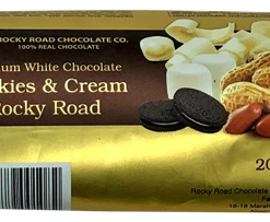 Rocky Road Chocolates RRC White Chocolate Rocky Road Cookies & Cream 200g
