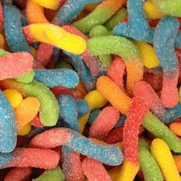 Trolli Sour Bright Crawlers Bagged Lollies & Chocolates 1 Trolli Sour Bright Crawlers Bagged Lollies & Chocolates